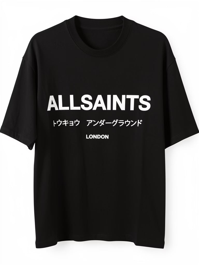 ALLSAINTS playera negra London